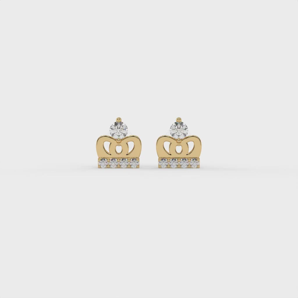 Princess Diaries Earrings Gold