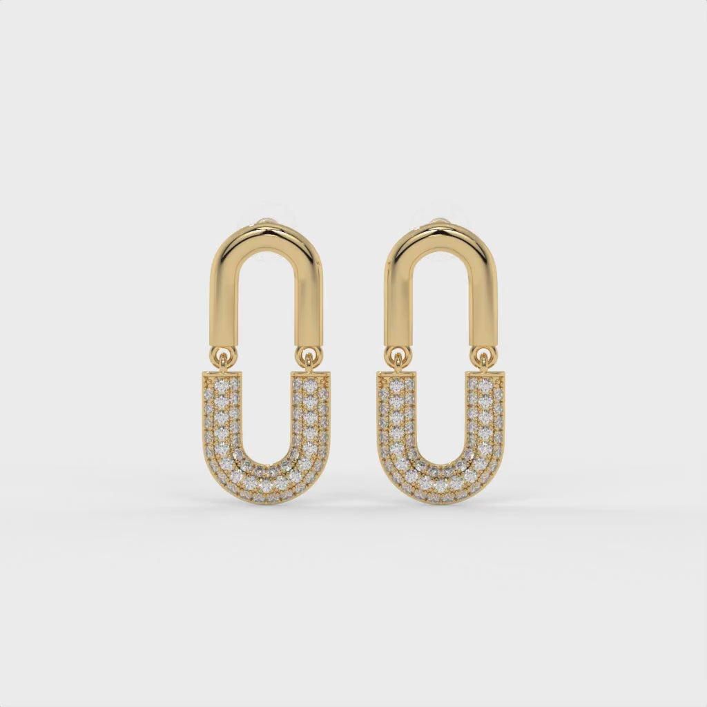 Met Gala Earrings Gold