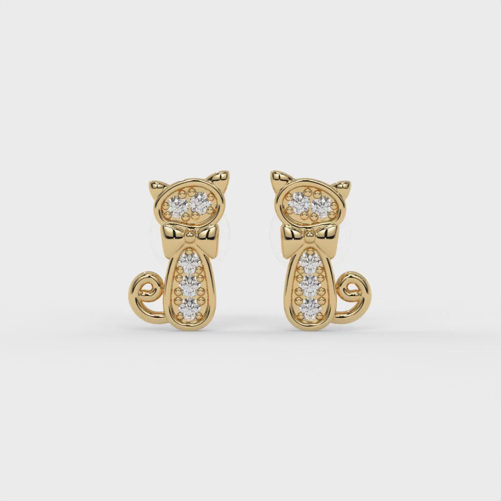 Twinkle Cat Earrings