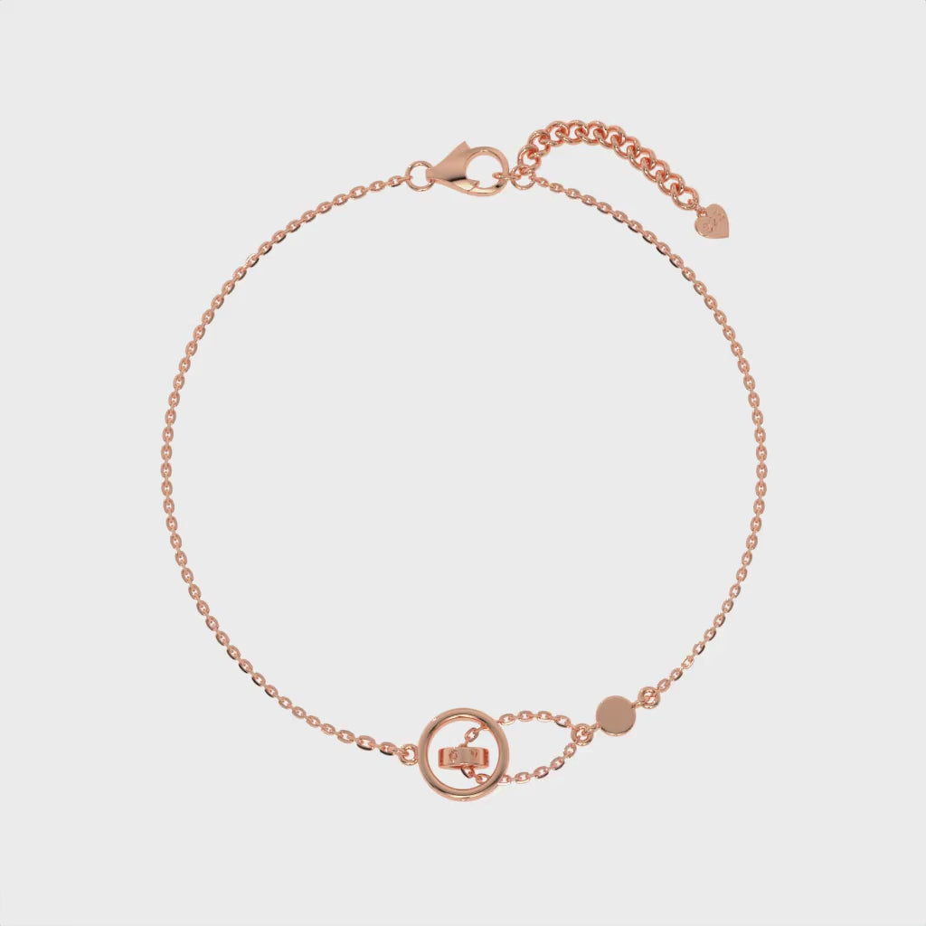 Inner Circle Bracelet Rose Gold