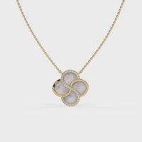 Moonpetal Chain Pendant Gold