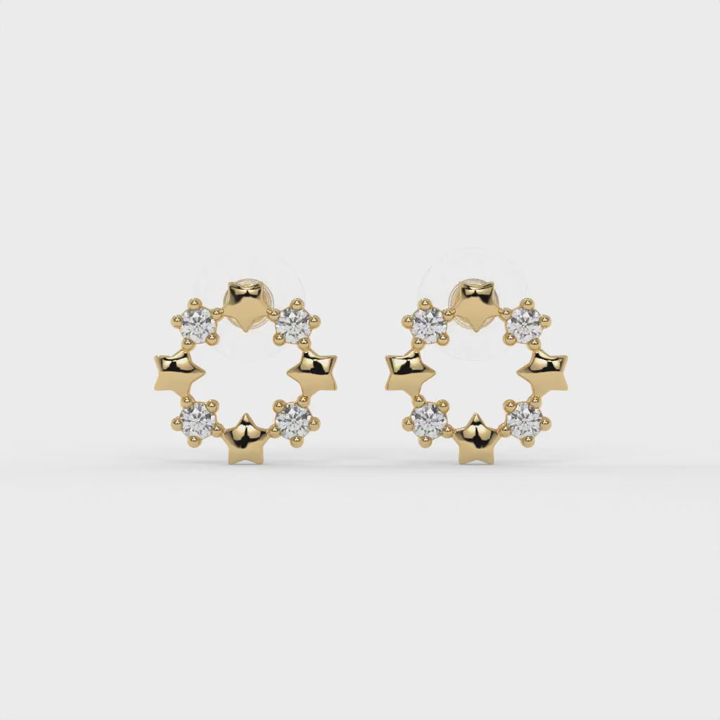 Circle of Stars Studs