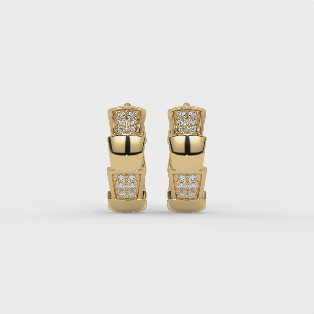 Prism Hoops Gold