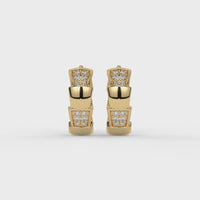 Prism Hoops Gold