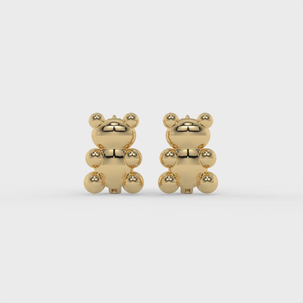 Tiny Teddy Hoops Gold