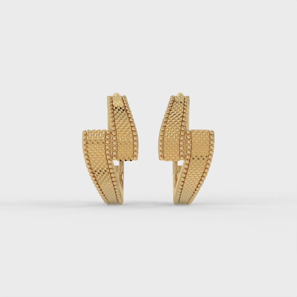 Celestia Diamond-Cut Hoops