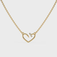 The Cupid Nail Chain Pendant Gold