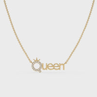 The Queen Chain Pendant Gold