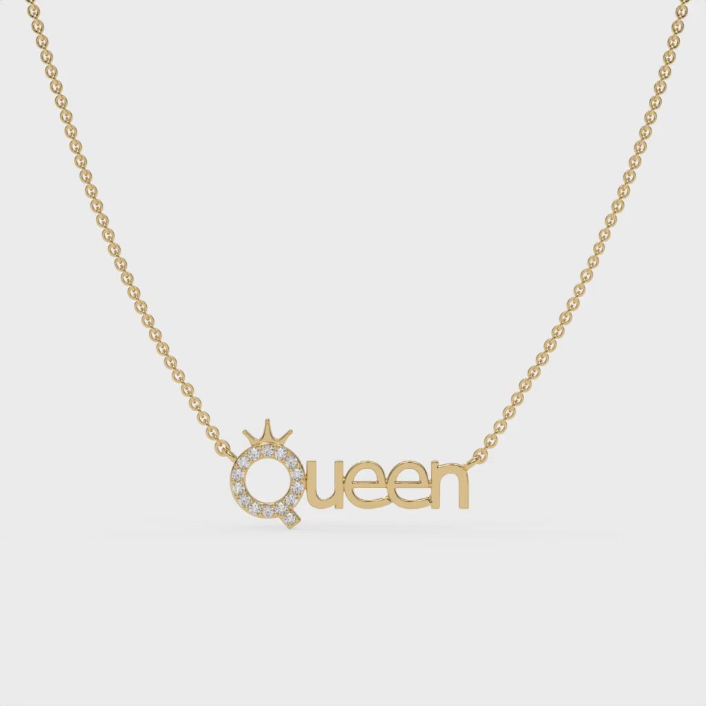The Queen Chain Pendant Gold