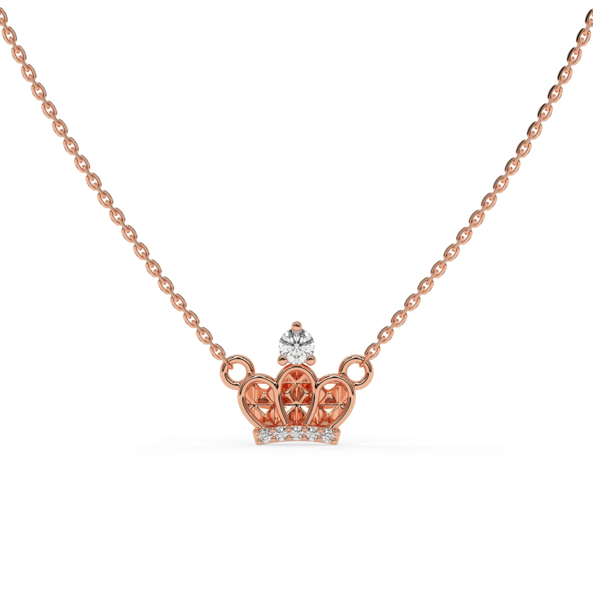 Princess Diaries Chain Pendant Rose Gold