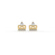 Princess Diaries Earrings Gold