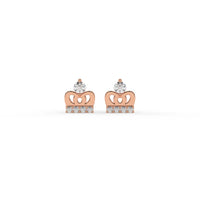 Princess Diaries Earrings Rose Gold