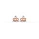 Princess Diaries Earrings Rose Gold