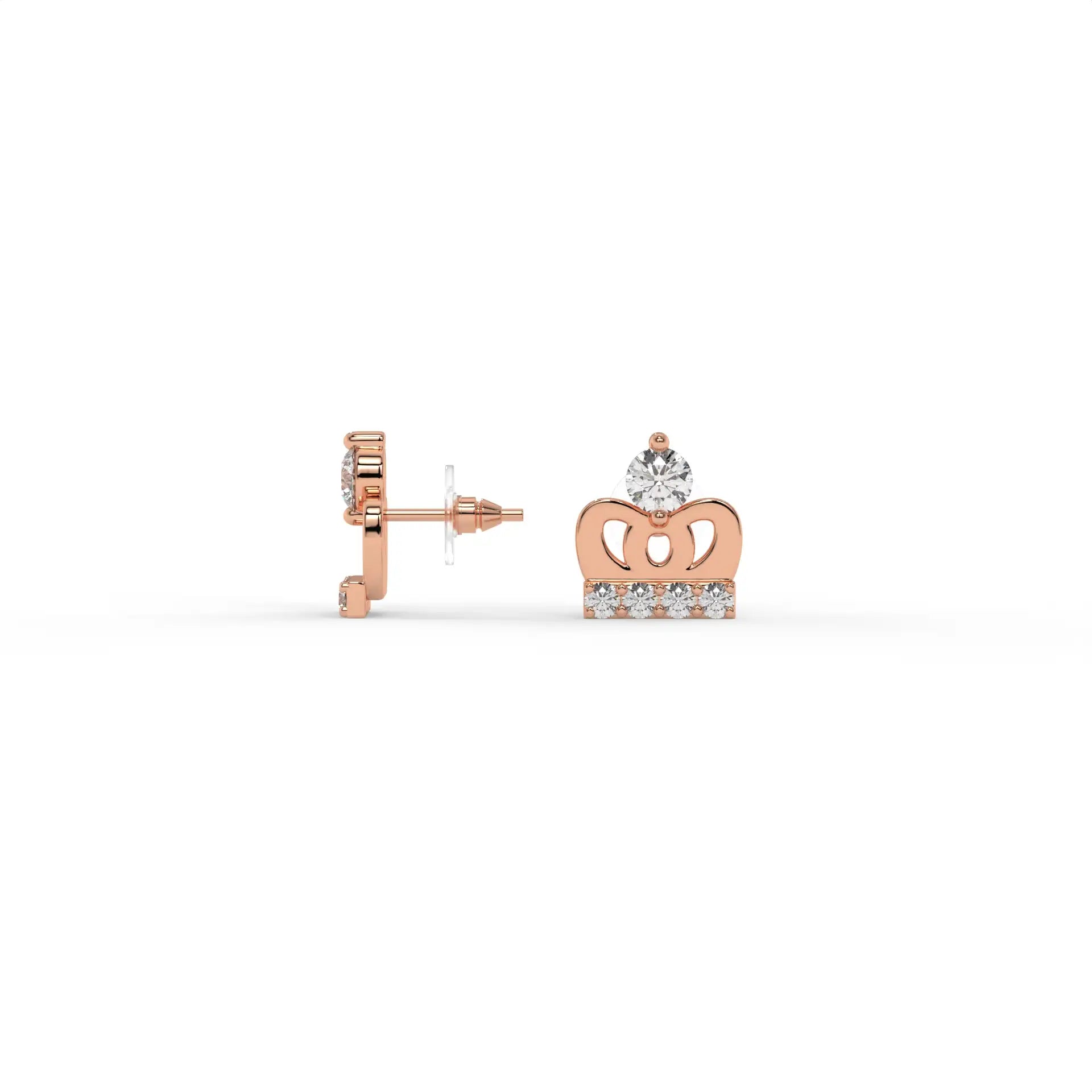 Princess Diaries Earrings Rose Gold