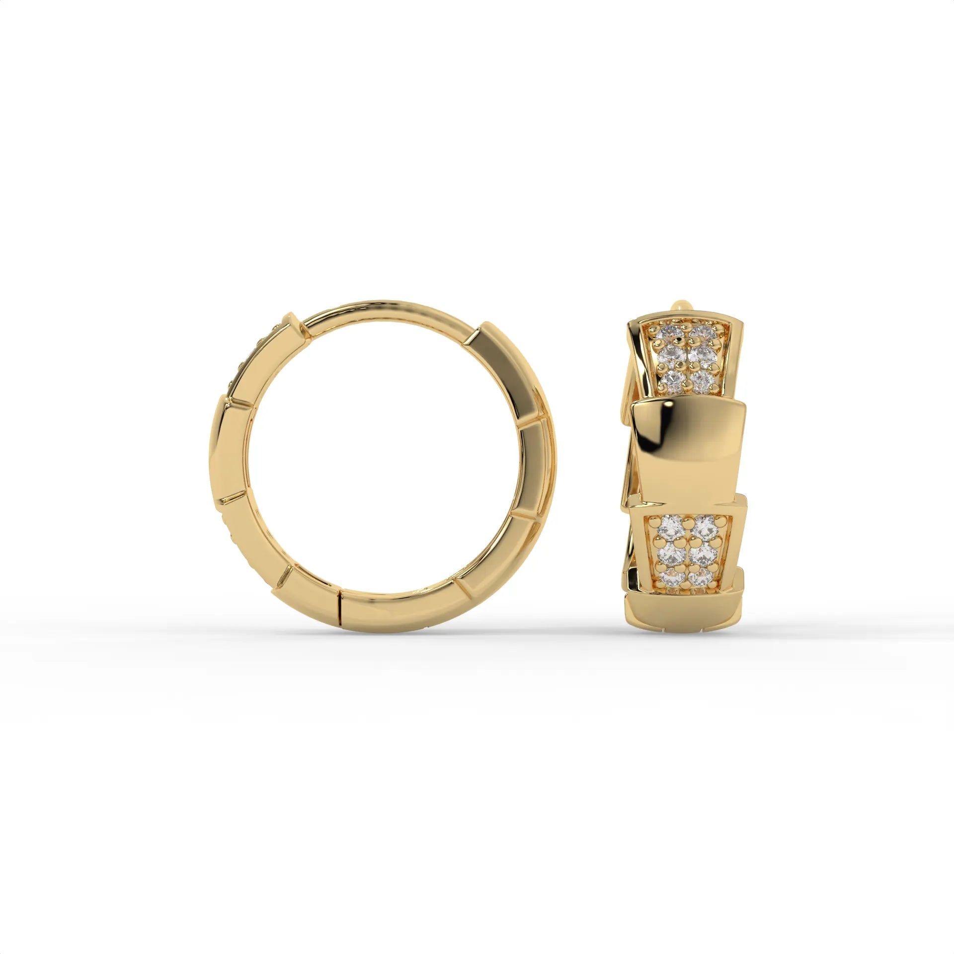 Prism Hoops Gold
