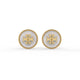 Signature Mother of Pearl Earrings Gold