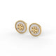 Signature Mother of Pearl Earrings Gold