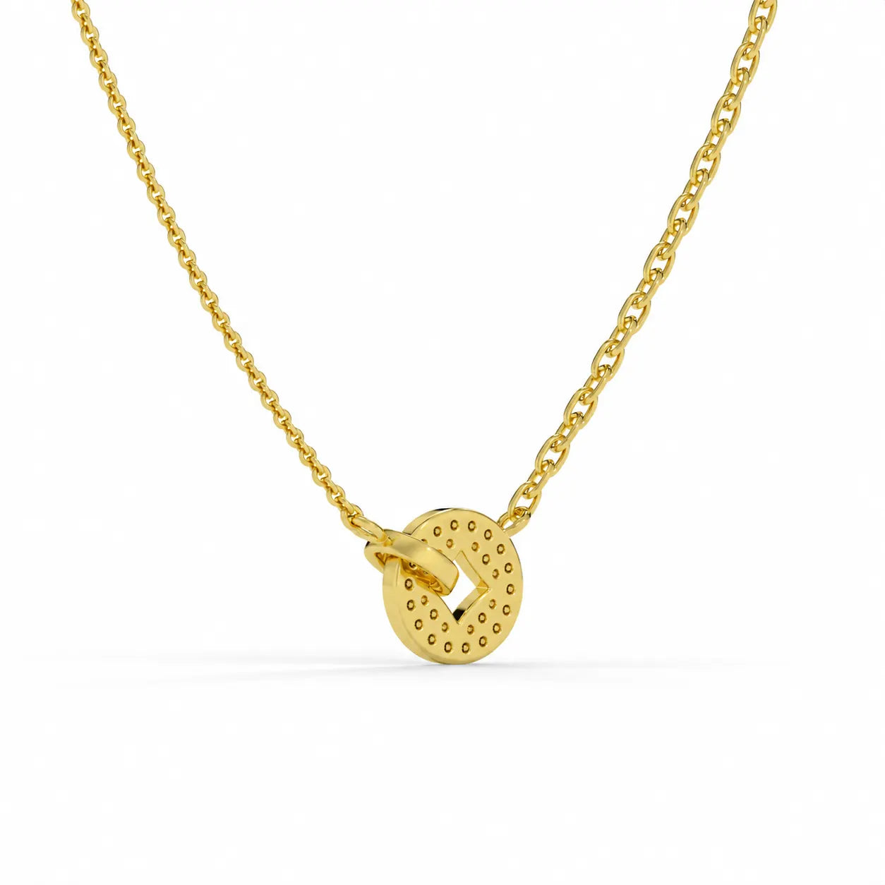 The Lucky Halo Chain Pendant Gold