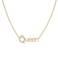 The Queen Chain Pendant Gold