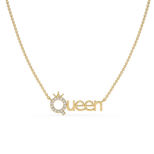 The Queen Chain Pendant Gold