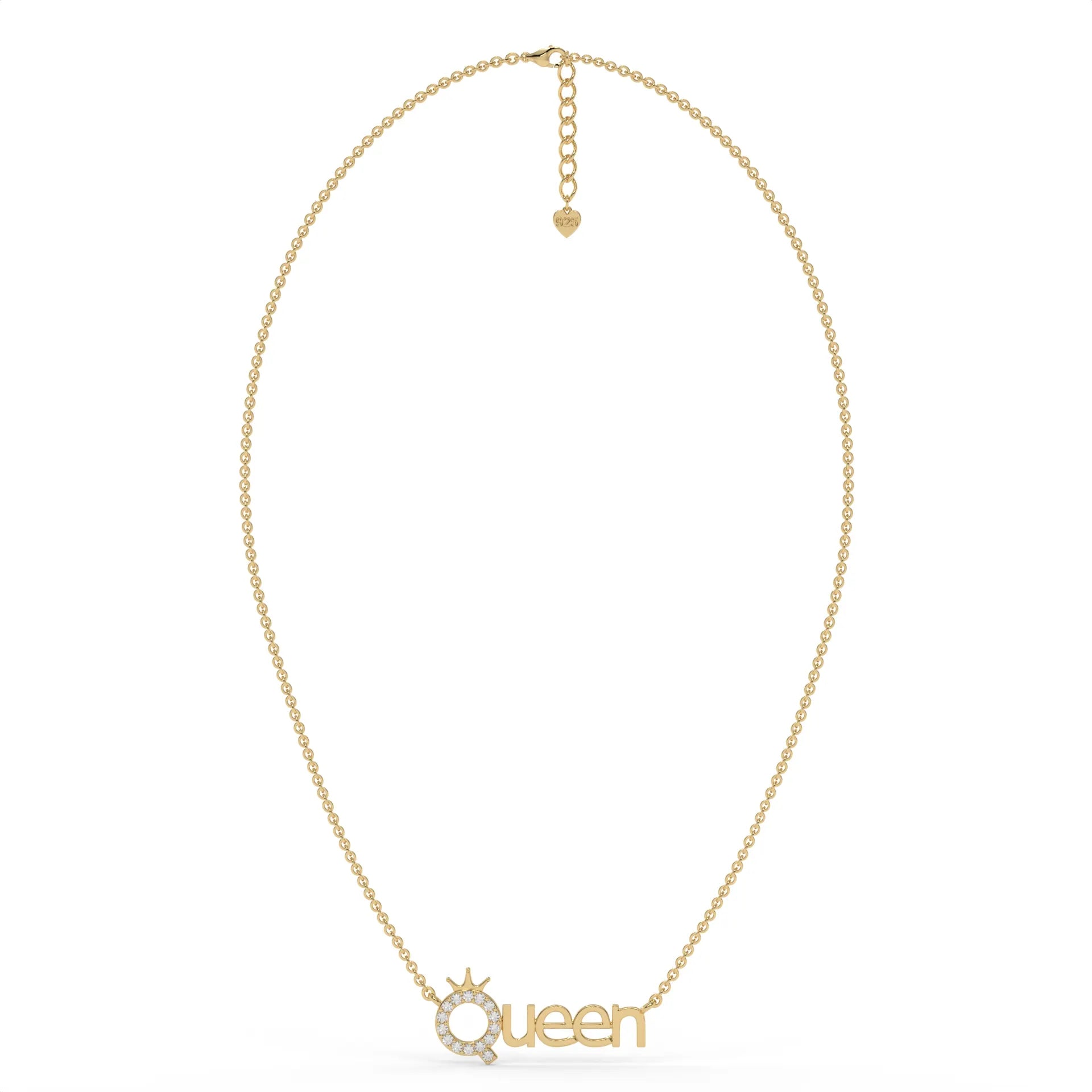 The Queen Chain Pendant Gold