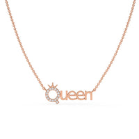 The Queen Chain Pendant Rose Gold