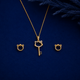 The Secret Key Pendant & Earring Set