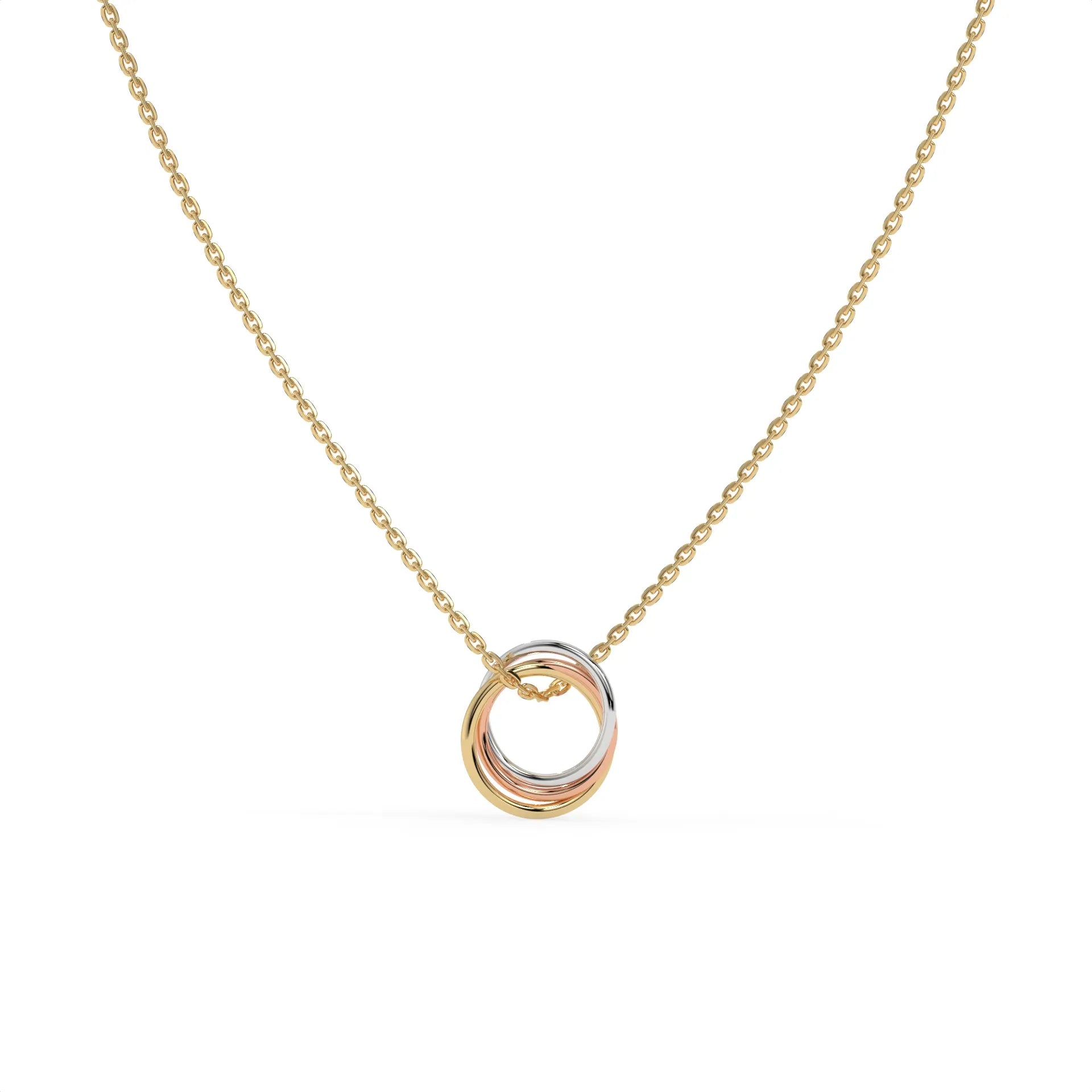 Three Seasons Chain Pendant Gold