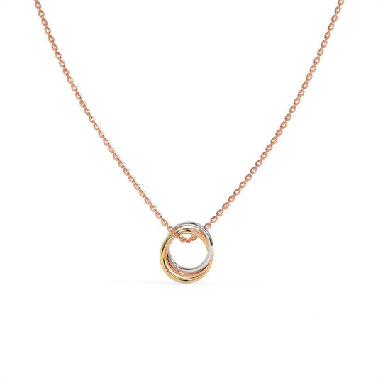Three Seasons Chain Pendant Rose Gold