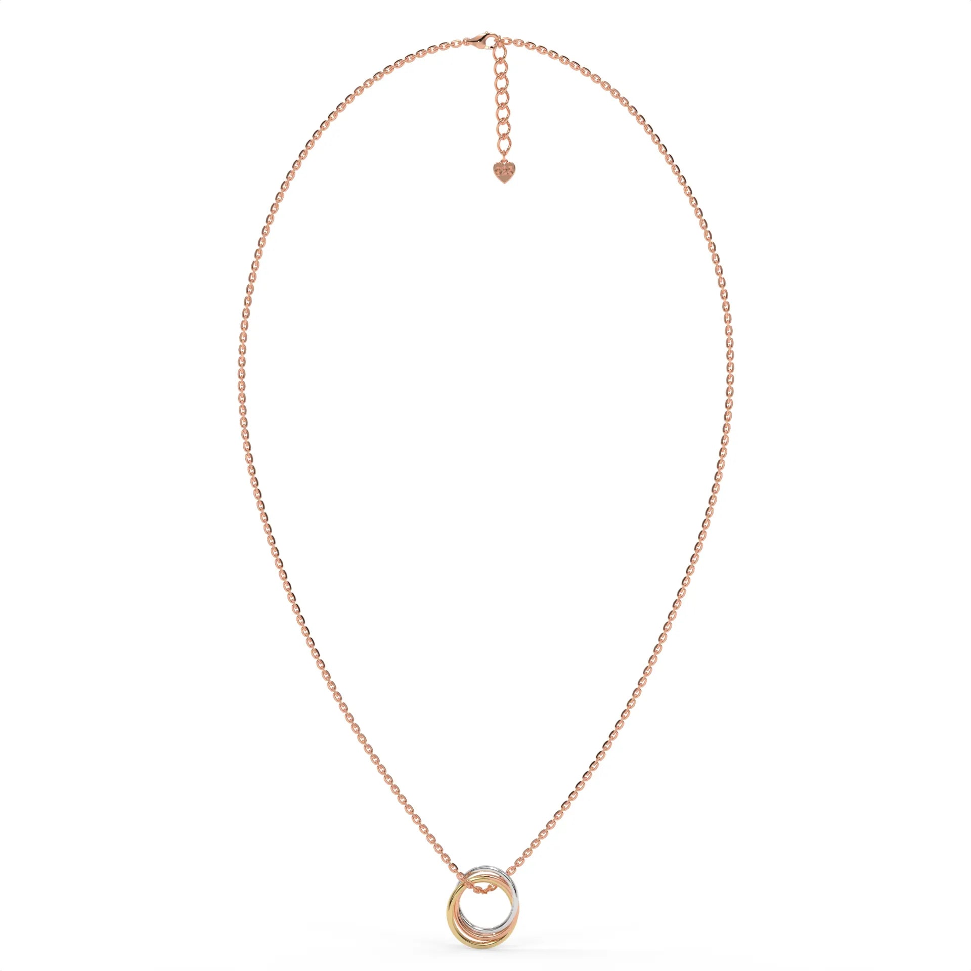 Three Seasons Chain Pendant Rose Gold