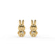 Tiny Rabbit Earrings