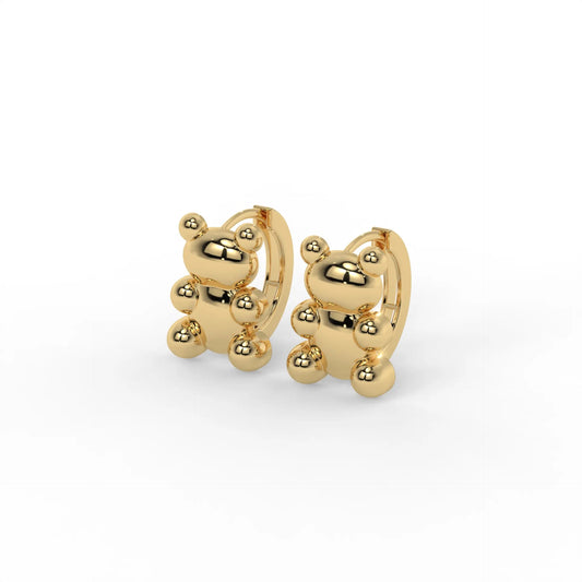 Tiny Teddy Hoops Gold