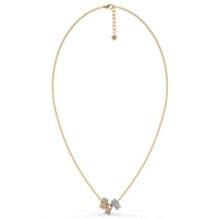 Trinity Rings Chain Pendant Gold