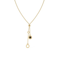 Yin & Yang Chain Necklace Gold