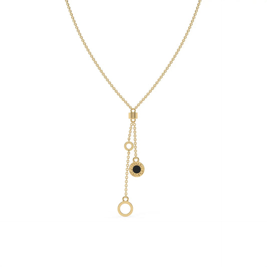 Yin & Yang Chain Necklace Gold