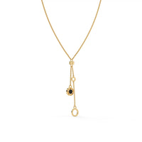 Yin & Yang Chain Necklace Gold