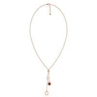 Yin & Yang Chain Necklace Rose Gold